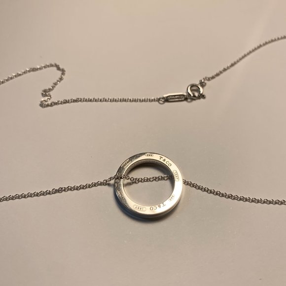 Tiffany 1837™ Circle Pendant in Silver, Medium - Picture 4 of 5